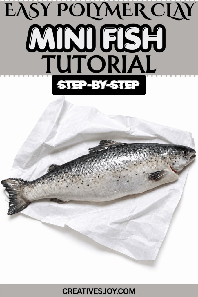 Easy Polymer Clay Mini Fish Tutorial