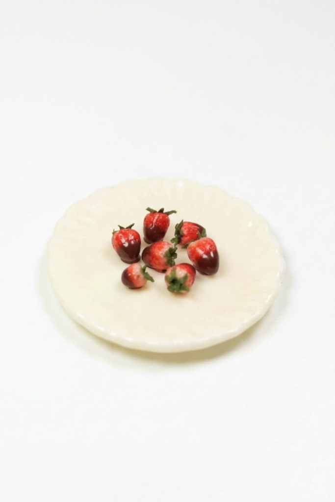 Easy Polymer Clay Strawberry Final Image