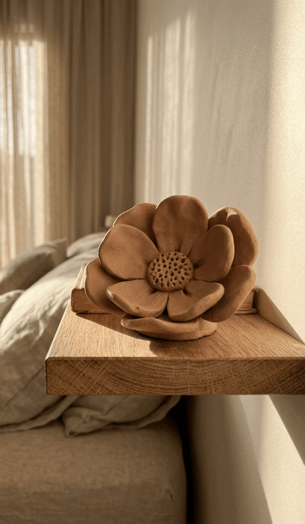 Handmade Clay Flower Sculpture Ideas