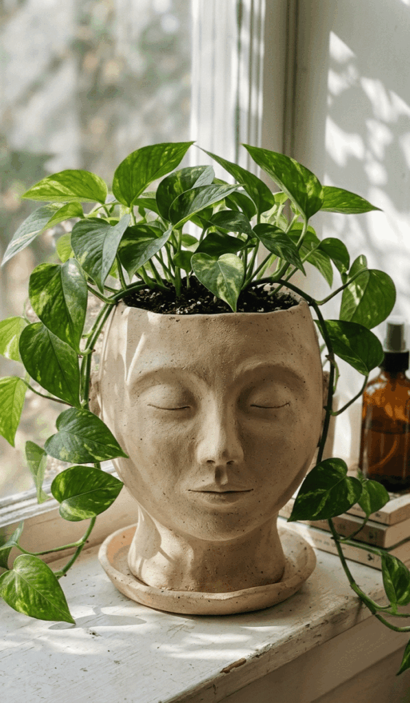 Handmade Clay Head Planter Ideas