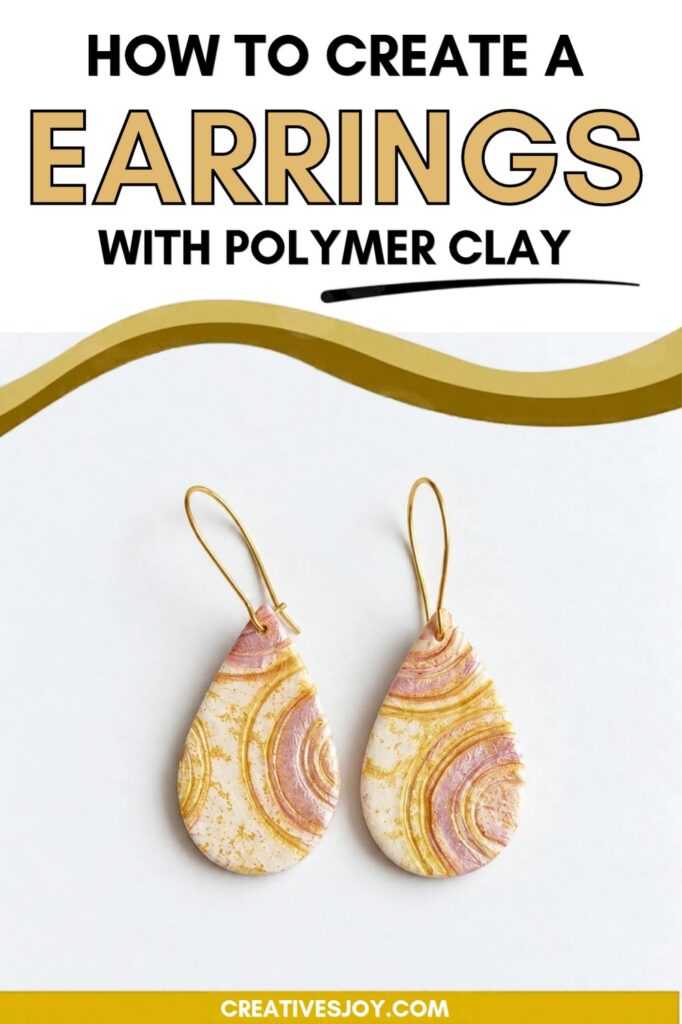 How To Create A Earrings with Polymer Clay