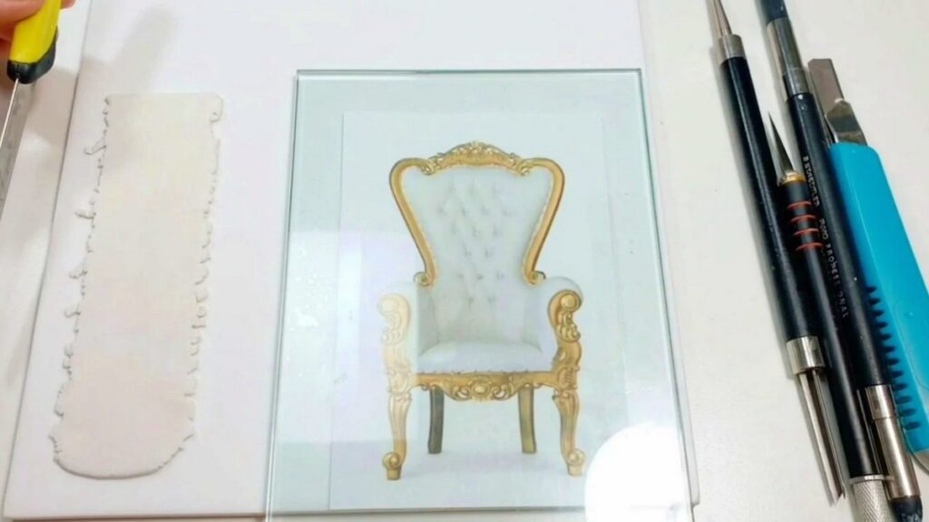 Luxury Chair with Polymer Clay 1