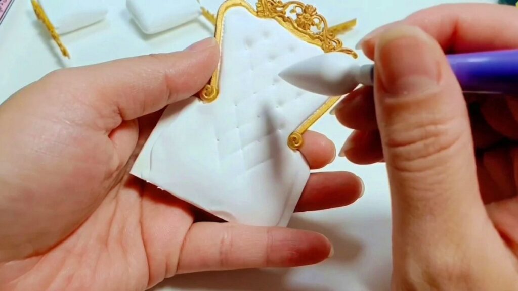 Luxury Chair with Polymer Clay 7