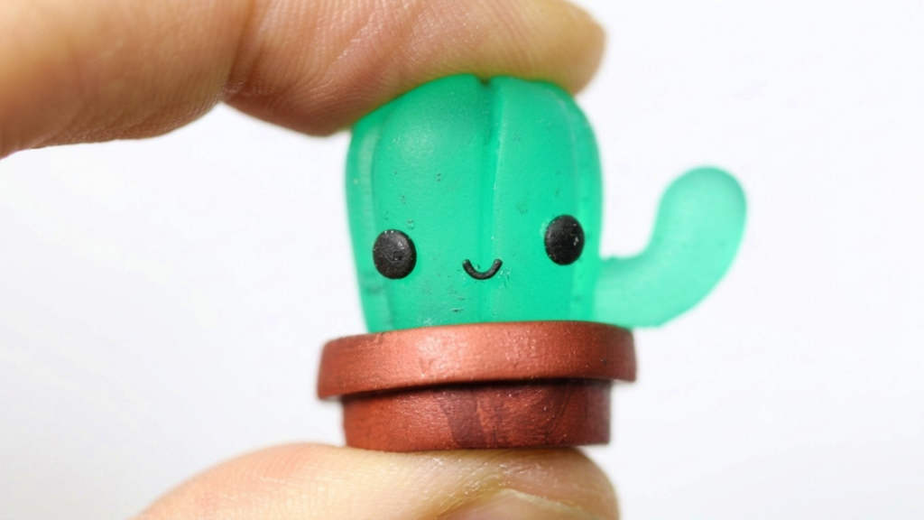Mini Cactus Resin Clay 5