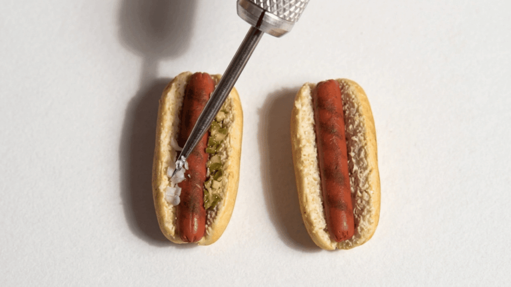 Mini Clay Hot Dog 5
