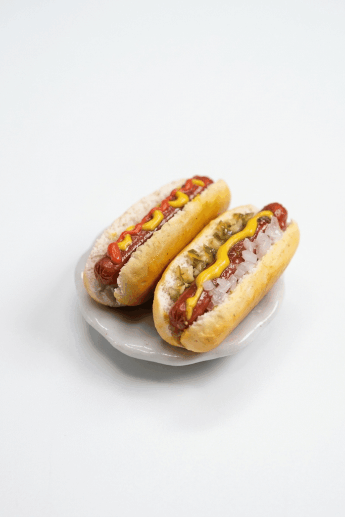 Mini Clay Hot Dog Final Image