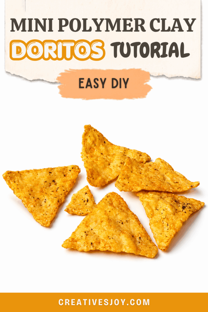 Mini Polymer Clay Doritos Tutorial