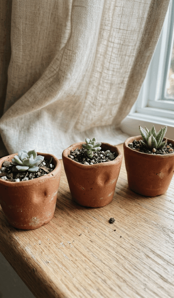 Mini Terracotta Succulent Pot Decor