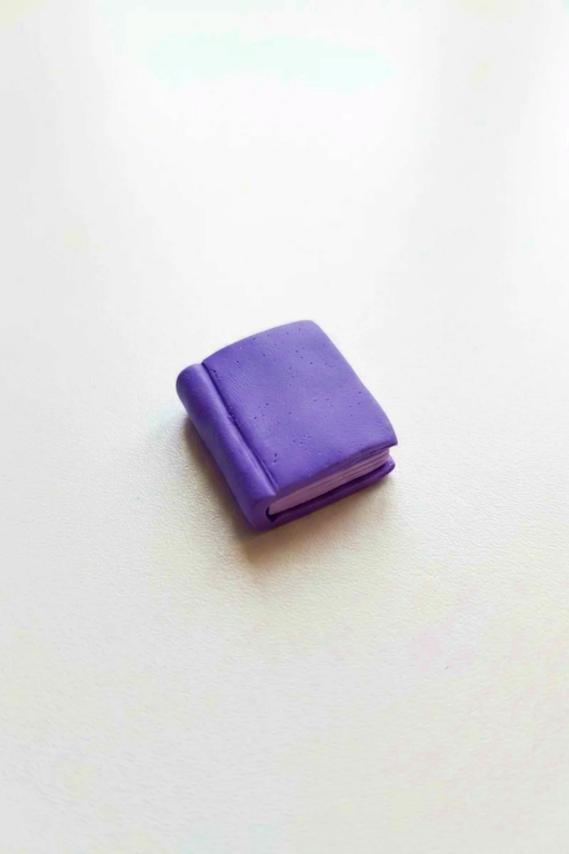 Miniature Book with Polymer Clay Image