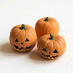 Miniature Halloween Pumpkin Clay Image