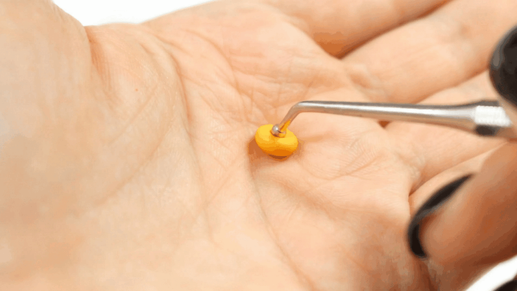 Miniature Polymer Clay Peaches in Syrup 3