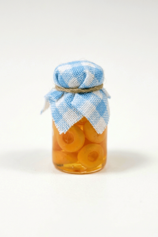 DIY Polymer Clay Peaches in Syrup with Realistic Details