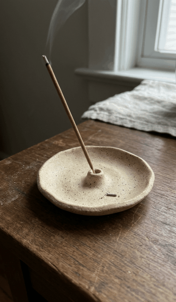 Minimalist Clay Incense Holder