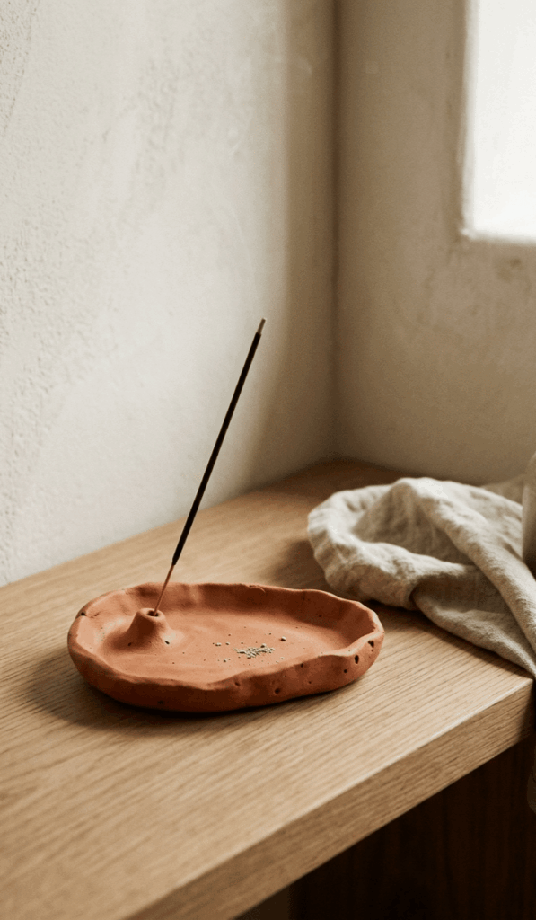 Minimalist Clay Incense Holder Decor