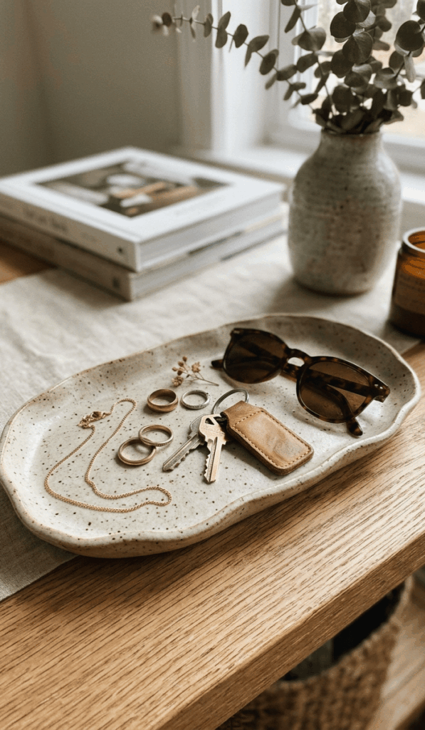 Modern Clay Catchall Tray