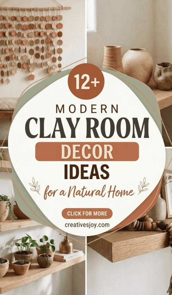 Modern Clay Room Decor Ideas for a Natural Home
