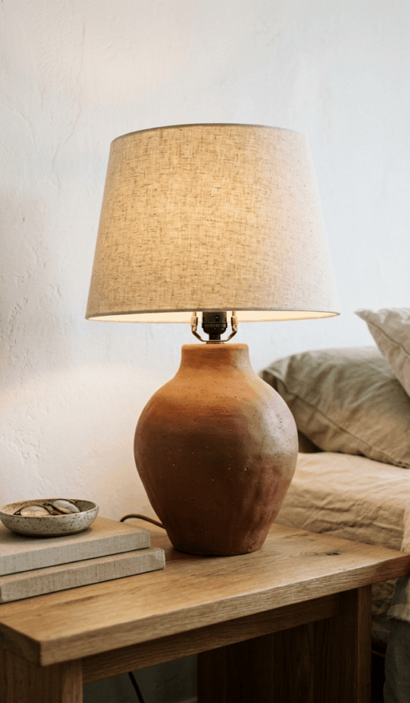 Modern Clay Table Lamp Decor