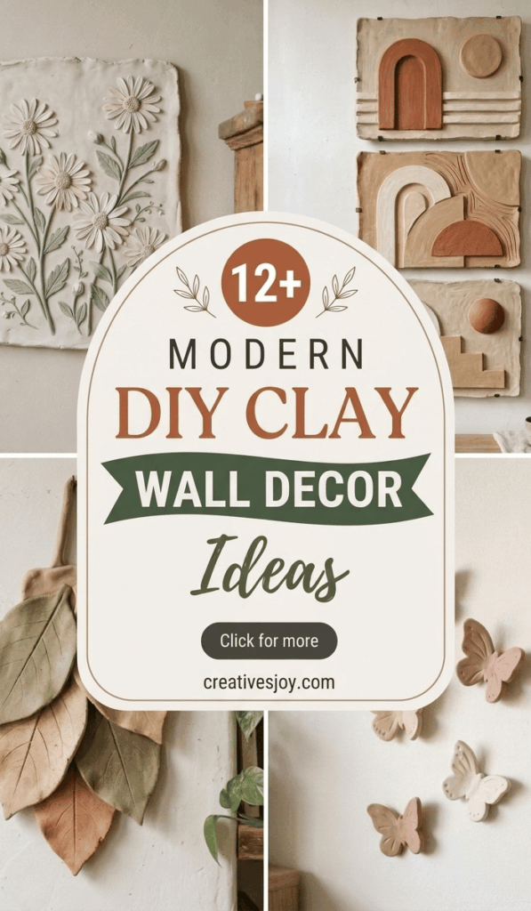 Modern DIY Clay Wall Decor Ideas