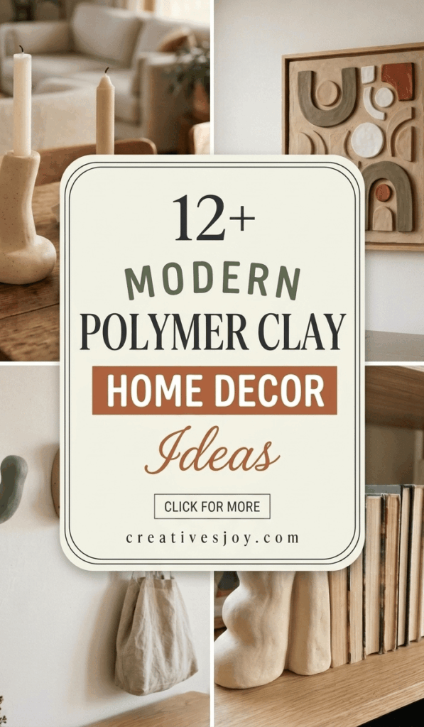 Modern Polymer Clay Home Decor Ideas