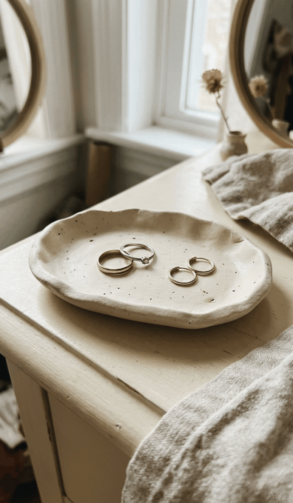 Organic Polymer Clay Trinket Tray