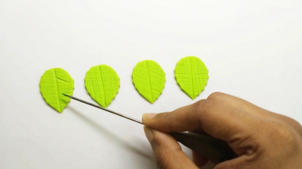 Polymer Clay Botanical Earrings 4