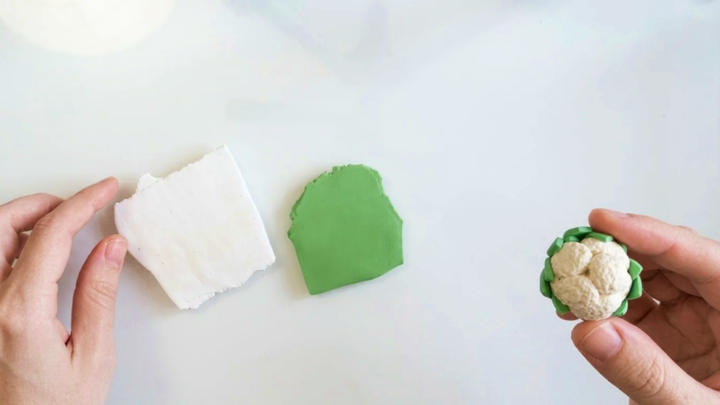 Polymer Clay Cauliflower 1