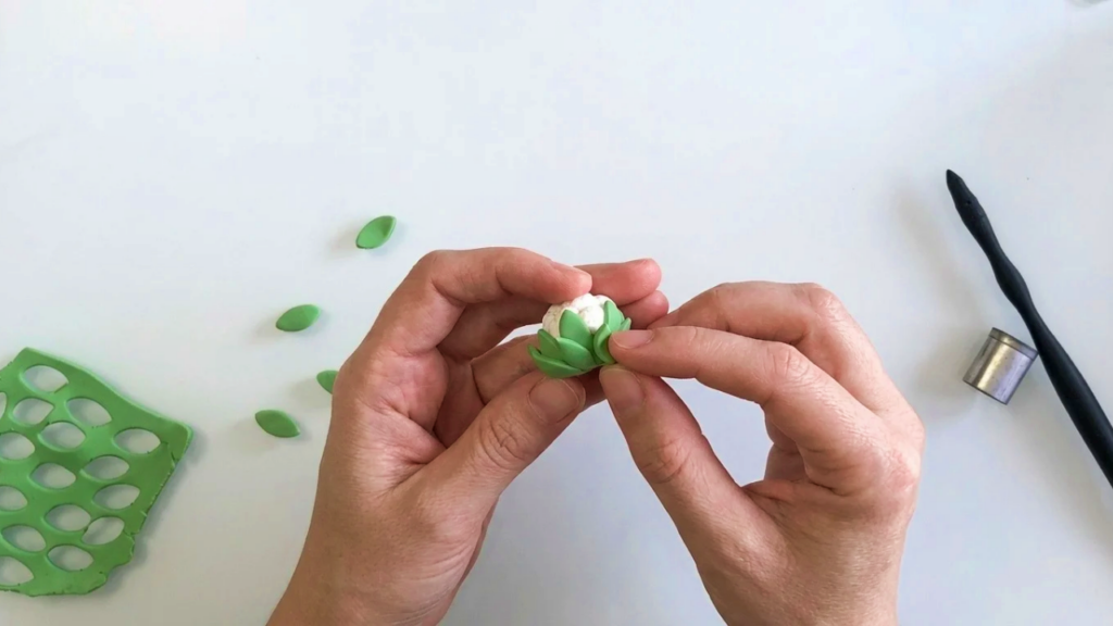 Polymer Clay Cauliflower 6