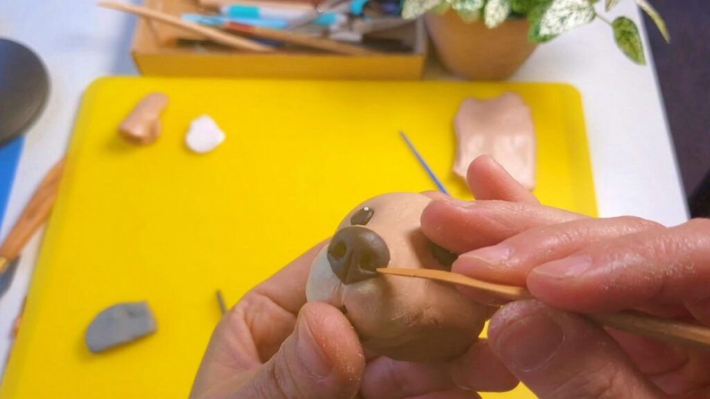 Polymer Clay Dog 4
