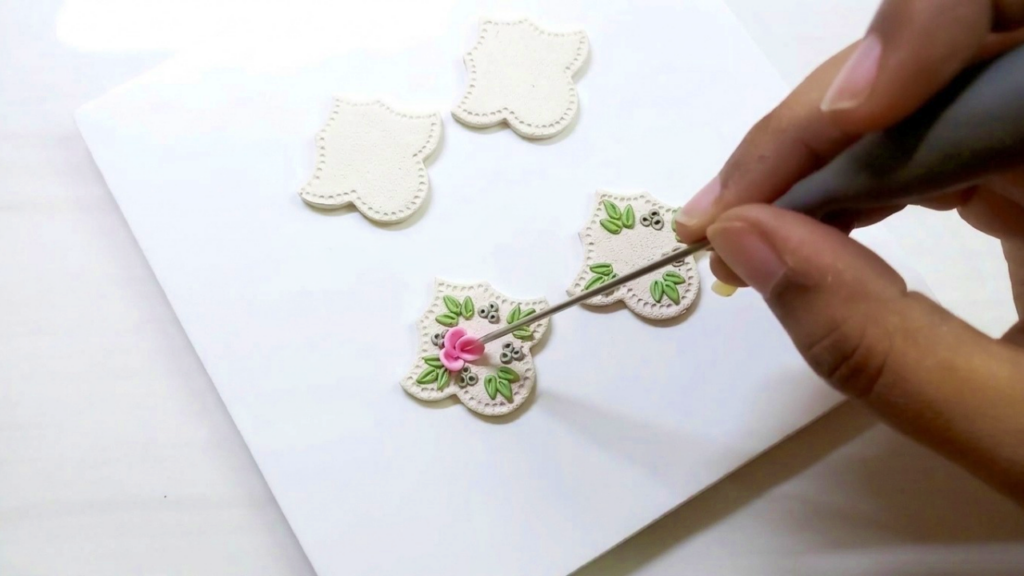 Polymer Clay Flower Earrings 4