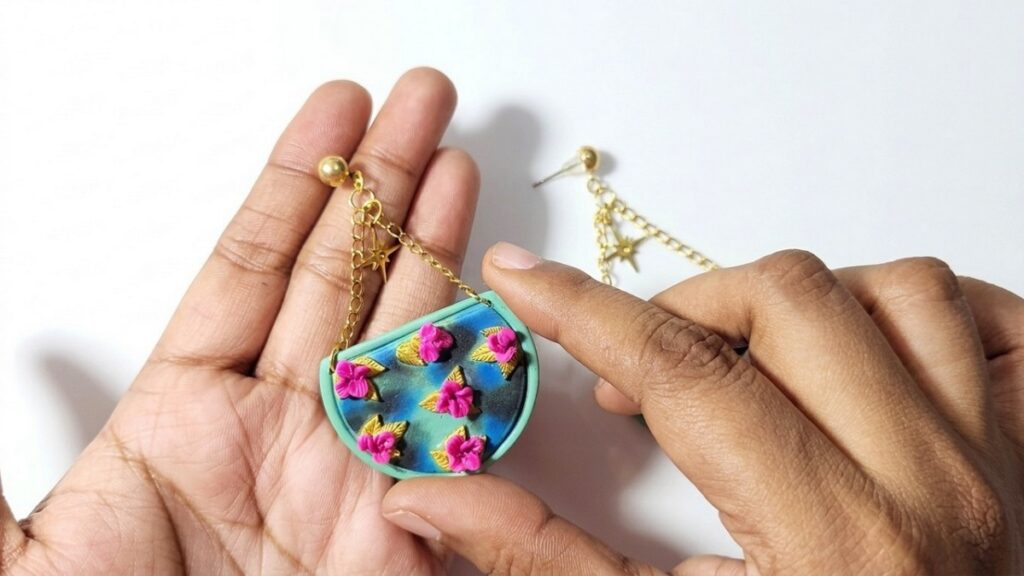 Polymer Clay Flower Jewelry 7