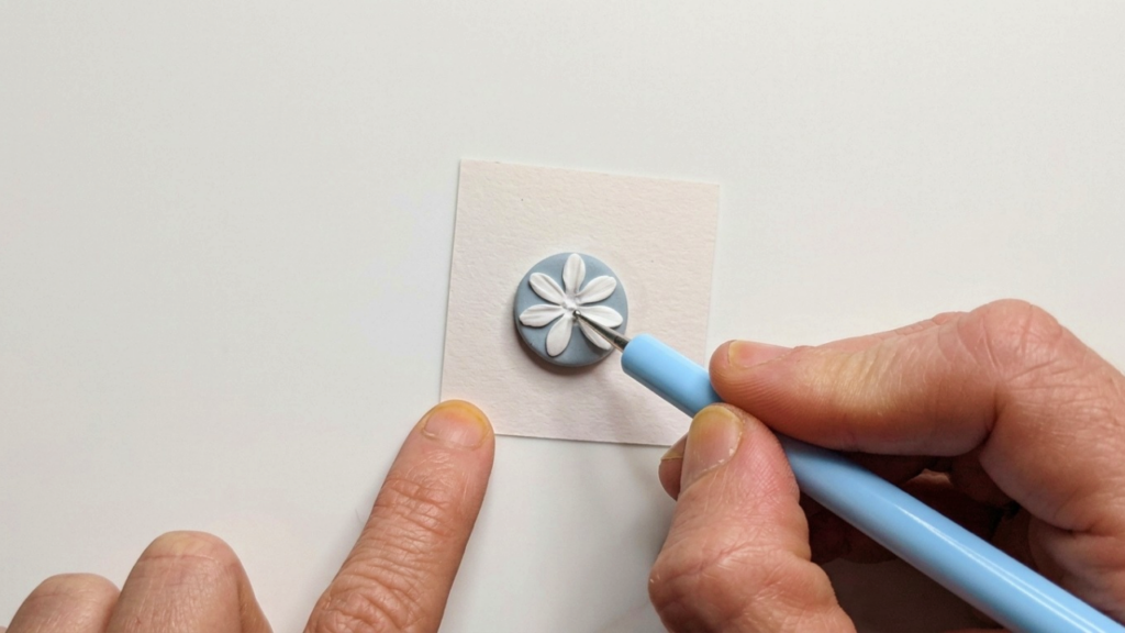 Polymer Clay Flower Pendant 2