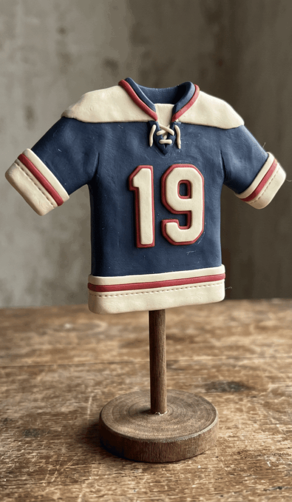 Polymer Clay Hockey Jersey Ornament