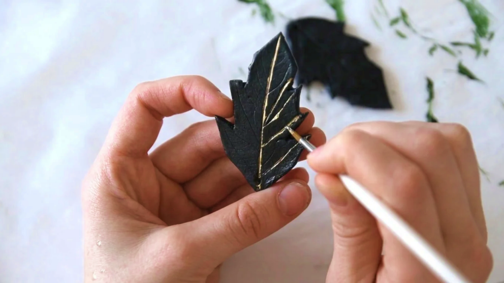 Polymer Clay Leaf 5