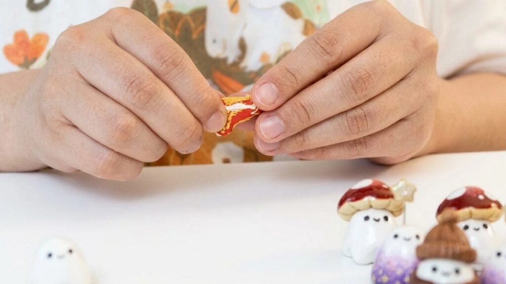 Polymer Clay Snowman 2