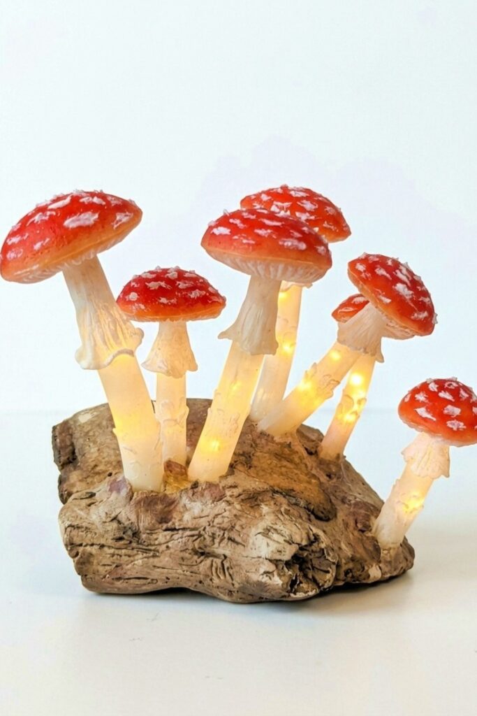 Realistic Clay Mushrooms Final Image