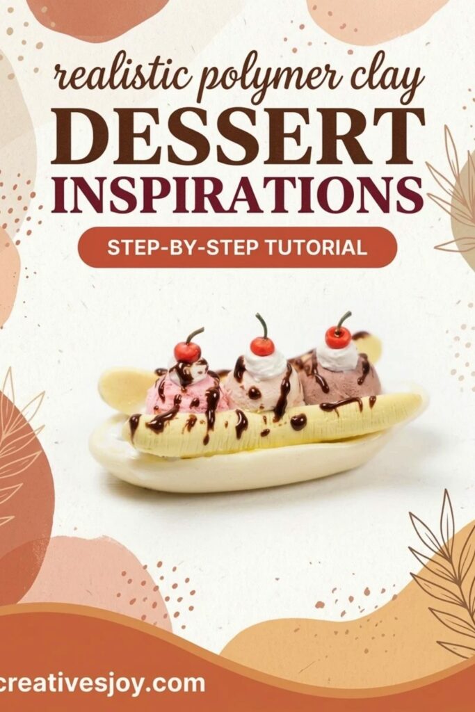 Realistic Polymer Clay Dessert Inspirations