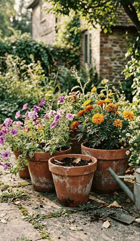 Rustic Clay Pot Flower Garden Ideas