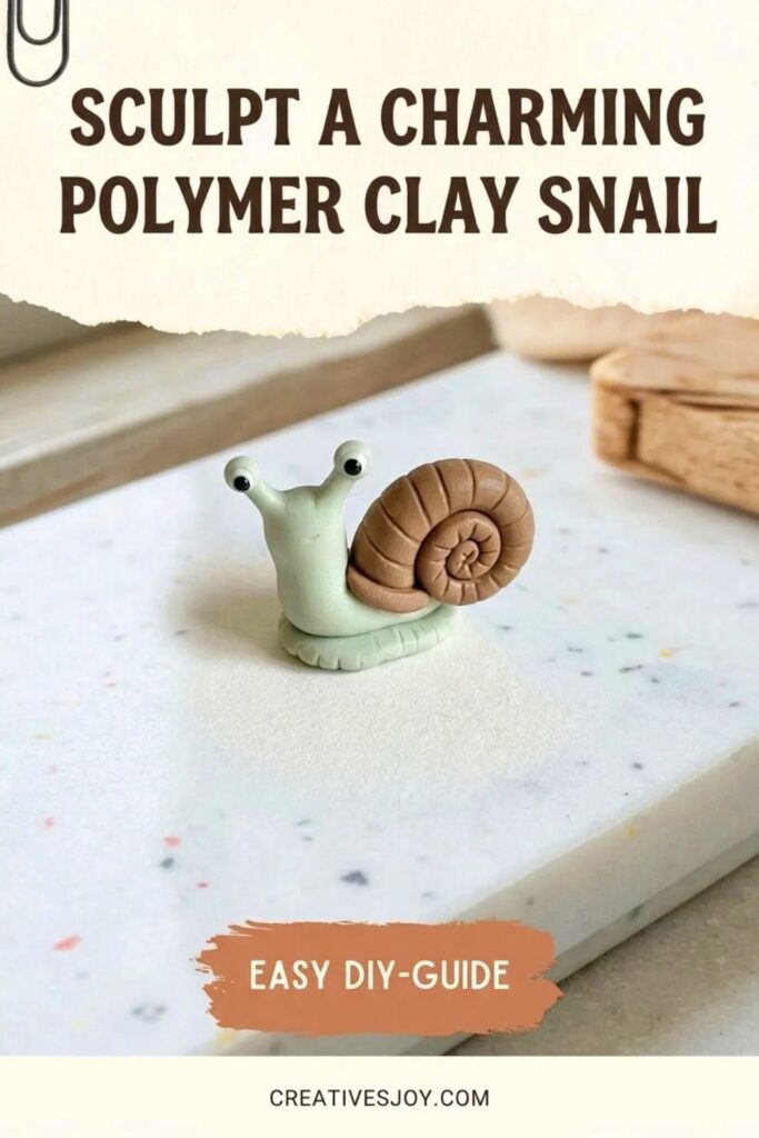 Sculpt a Charming Polymer Clay Snail