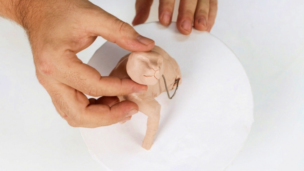Sculpt an Adorable Clay Cat 4