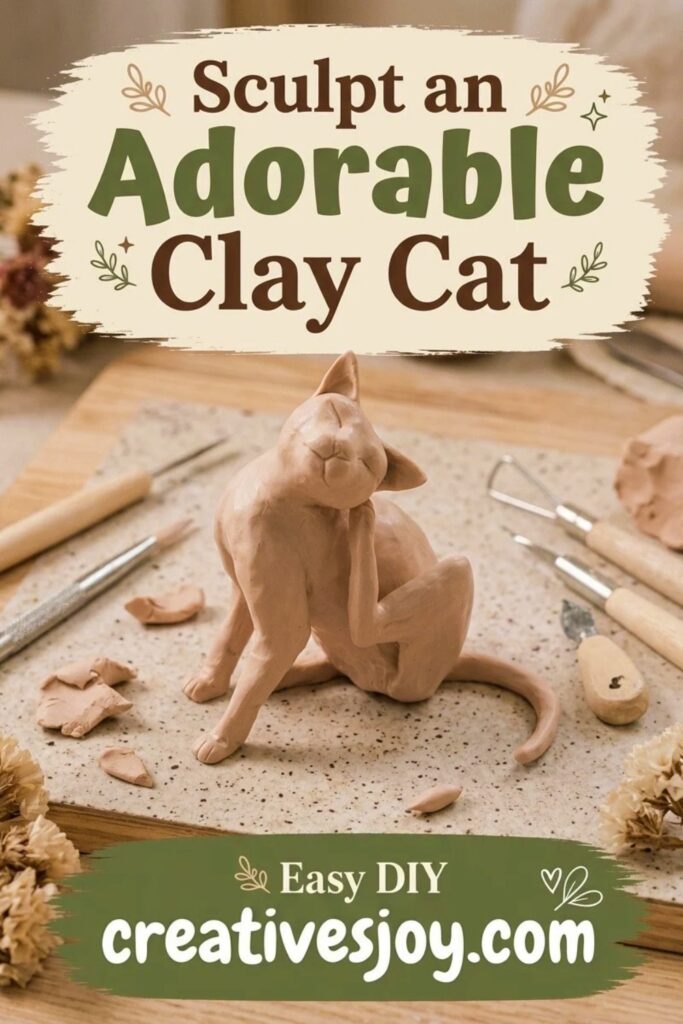 Sculpt an Adorable Clay Cat
