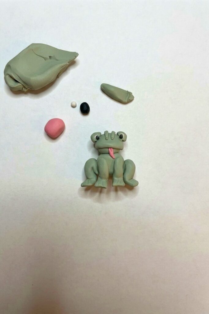 Sculpt an Adorable Frog from Clay Final Image