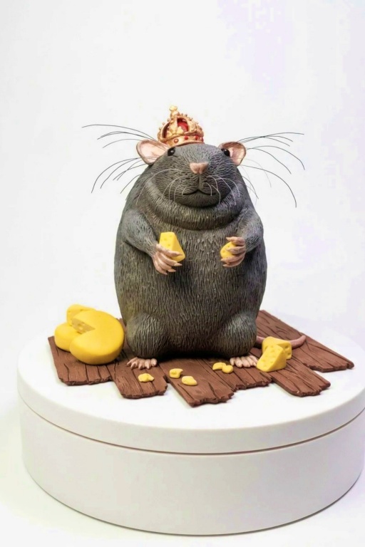 DIY Chubby Clay Rat with Easy Step-by-Step Instructions