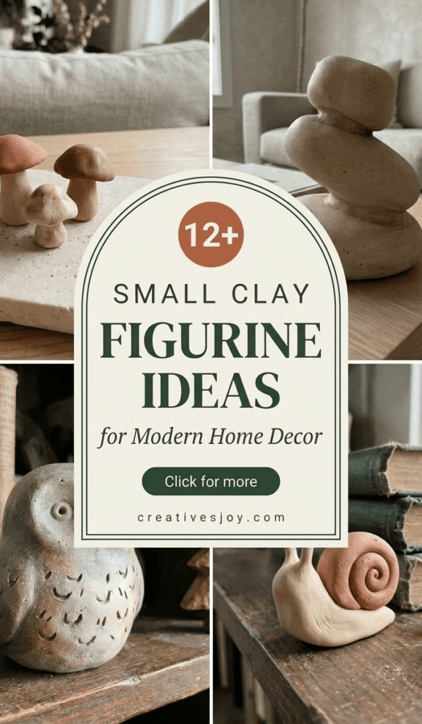 Small Clay Figurine Ideas for Modern Home Decor
