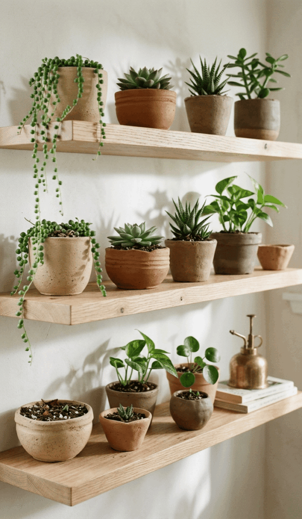 Small Clay Planters for Modern Rooms