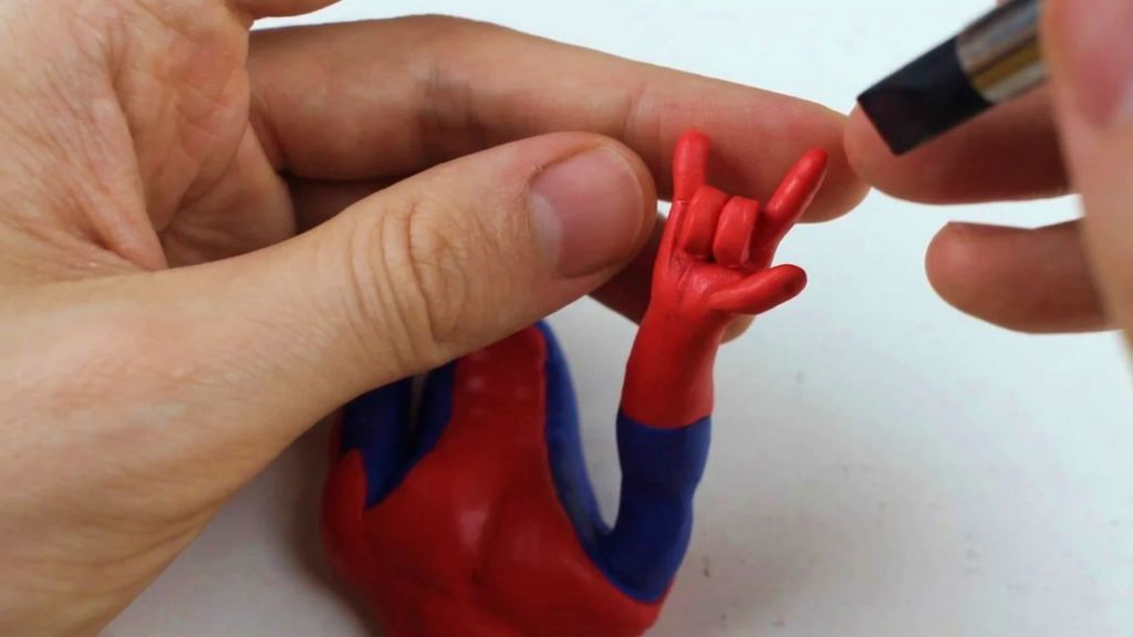 Spider-Man Clay Sculpture 5