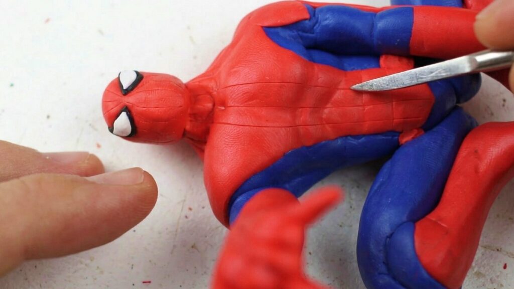 Spider-Man Clay Sculpture 8