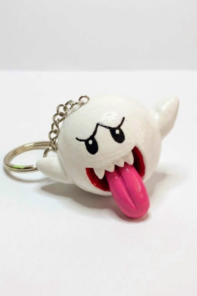 Spooky BOO Polymer Clay Final Image