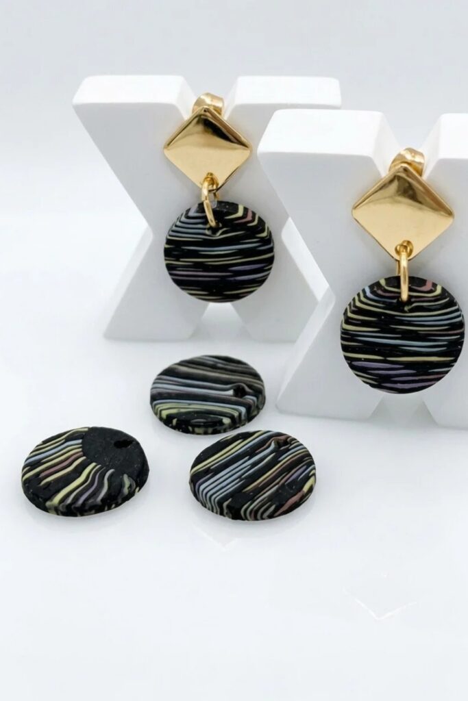 Stripes Design Clay Beads Final Image