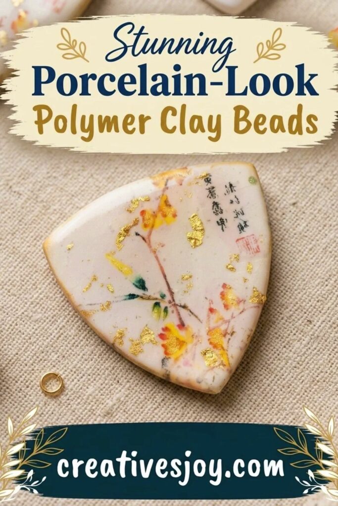 Stunning Porcelain-Look Polymer Clay Beads