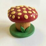 Toadstool with Polymer Clay Image